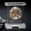 Crystal Skeleton Movement Mantle Clock Award