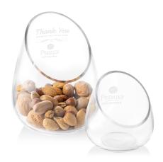 Elegant Belzac Bowl: Modern Lead-Free Crystal - Crystal Bowls
