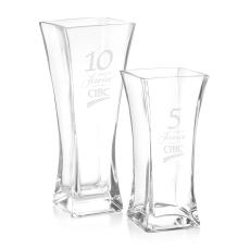 Elegant Crystal Vase with Sturdy Base - Vase Awards