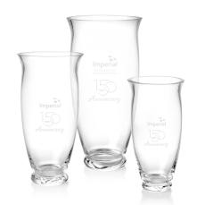 Elegant Calderwood Crystal Vase - Customizable Award - Vase Awards