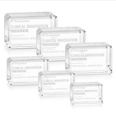 Fulton Crystal Cube Achievement Award - Personalized Gifts