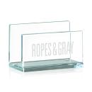 Sure! Here's a product title:

Jade Crystal Business Card Holder