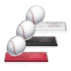 Starfire Crystal Baseball Award - Golf Awards and Trophies