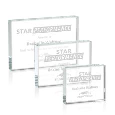 Verona Starfire Crystal Paperweight - Personalized Gifts