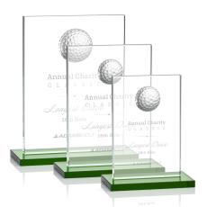 Cumberland Green Golf Award with 3D Crystal Ball - Trophies