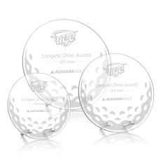 Golf Starfire Crystal Award - Trophies