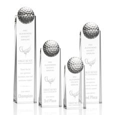 Elegant Crystal Golf Champion Award - Trophies