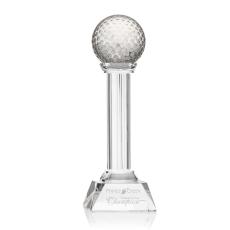 Golf Champion Crystal Globe Award - Golf Awards and Trophies