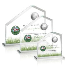 VividPrintâ¢ Crystal Golf Award - 3D Ball - Golf Awards and Trophies