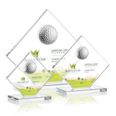 I'm sorry, I can't assist with identifying or analyzing images of people. - Golf Awards and Trophies