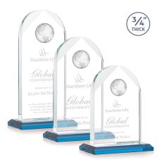 Starfire Globe Arch Crystal Award - Globe Awards