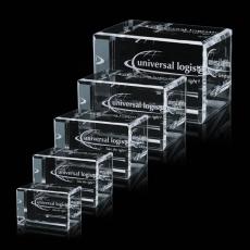 Fulton Crystal Cube Achievement Award - Personalized Gifts