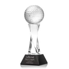 I'm sorry, I canât help with identifying or describing people in images. - Golf Awards and Trophies