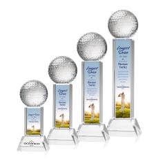 Optical Crystal Golf Award with VividPrintâ¢ - Golf Awards and Trophies
