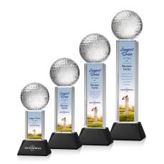 Optical Crystal Golf Ball Award - Golf Awards and Trophies