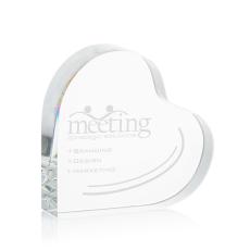 Kashmir Crystal Heart Award - Customizable Gift - Personalized Gifts
