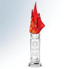 Crimson Torch Award - Art Glass Awards & Gifts