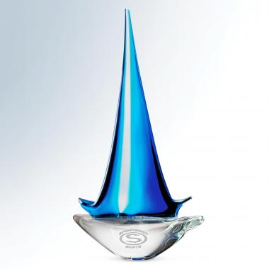 Trophies - Art Glass Awards & Gifts - The Yacht Art Glass Award