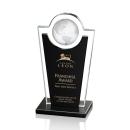Fabiola Crystal Globe Award - Blue/Black Options