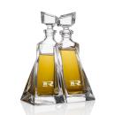 Sophisticated Crystal Twin Decanter Set
