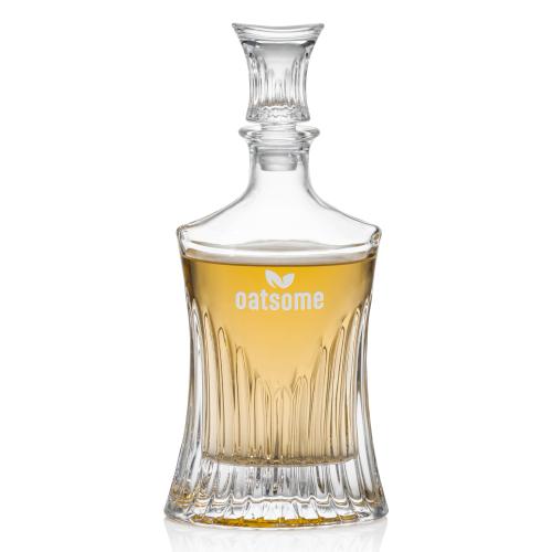 Langstaff Crystal Decanter with Elegant Lid Barware Gifts - Decanters - Langstaff Crystal Decanter with Elegant Lid