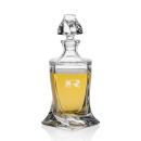 Sure! Here's a product title for the decanter:

Oasis Crystal Decanter with Twisted Base