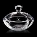 Ainsley Crystal Candy Bowl with Lid