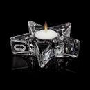 Crystal Star Candleholder with Candle