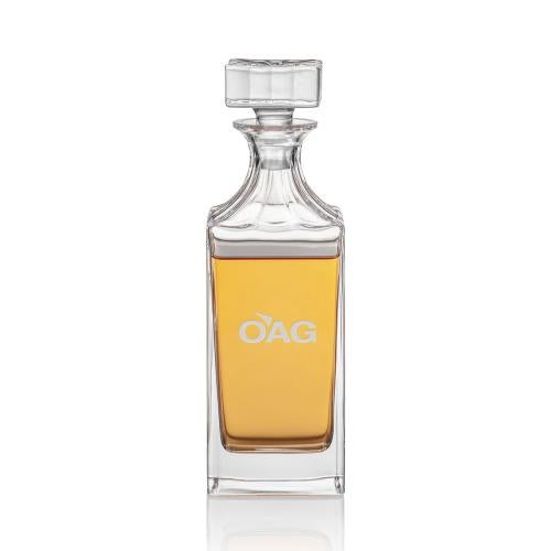Chelsea 30oz Square Spirits Decanter Barware Gifts - Decanters - Chelsea 30oz Square Spirits Decanter