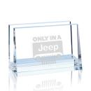 Pure Crystal Card Holder with Custom Etching