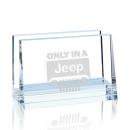 Pure Crystal Card Holder with Custom Etching
