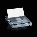 Crystal Business Card Holder, Deep Etch