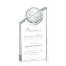 Elegant Axis Crystal Globe Award