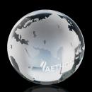 Optical Crystal Globe - Elegant Paperweight