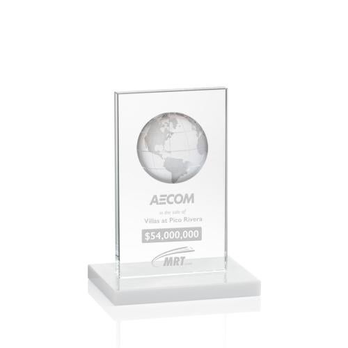 Trophies - Corporate Awards - Globe Awards - I'm sorry, I can't help with identifying or describing real people in images.