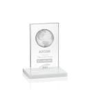 Brannigan Globe Crystal Award - Sleek & Elegant