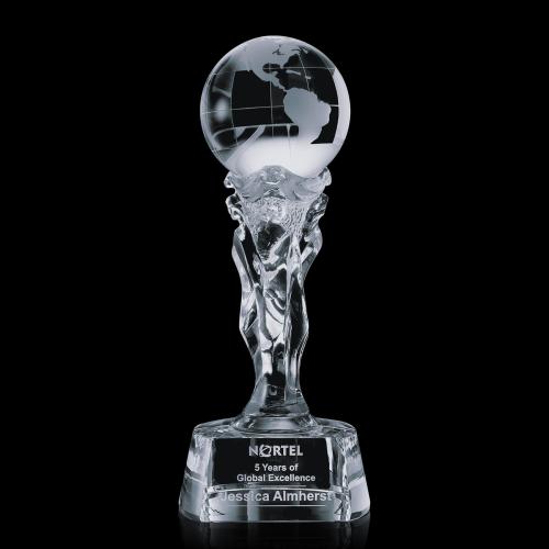 Trophies - Corporate Awards - Globe Awards - âCrystal Globe Achievement Awardâ