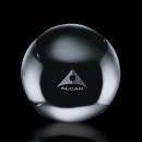 Sure! Here's a product title for you:

Elegant Crystal Globe Award with Etching