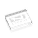 Optical Crystal Etched Paperweight Gift