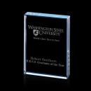 Elegant Deep Etch Rectangle Paperweight