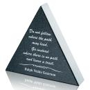 Granite Triangle Paperweight with Etching