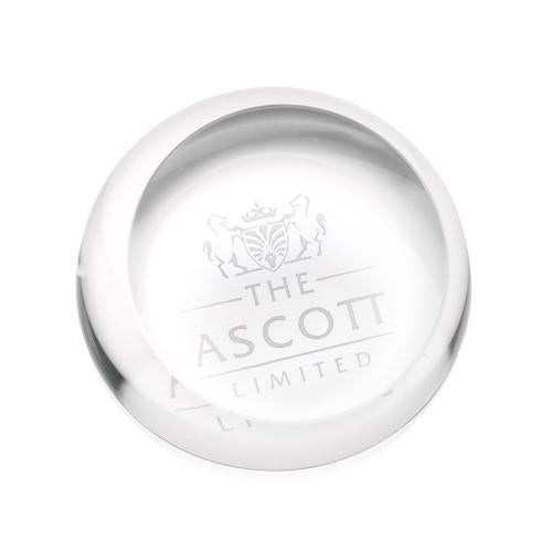 Personalized Gifts - Optical Crystal Slanted Desk Paperweight