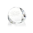 Chiltern Crystal Paperweight - Elegant & Multifaceted