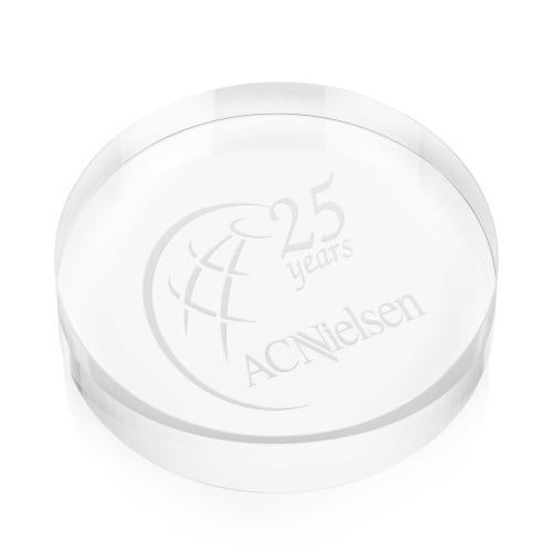 Personalized Gifts - Optical Crystal Medina Paperweight Gift