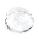 Optical Crystal Cloverdale Desk Paperweight