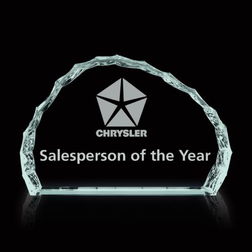 Personalized Gifts - Iceberg Jade Paperweight - Elegant Desk Decor