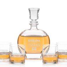 Elegant Crystal Decanter & Glass Gift Set - Decanters