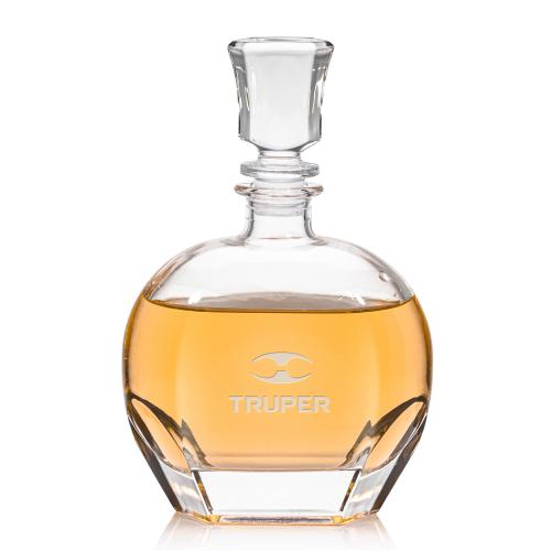 Glendale Sleek Crystal Spirits Decanter Barware Gifts - Decanters - Glendale Sleek Crystal Spirits Decanter