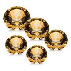 Amber Gemstone Crystal Award - Personalized Gifts