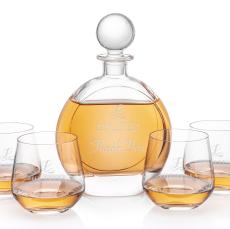 Bonello Round Decanter & Garland Set - Barware Gifts